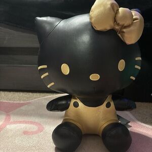 Black and Gold Hello Kitty Plush